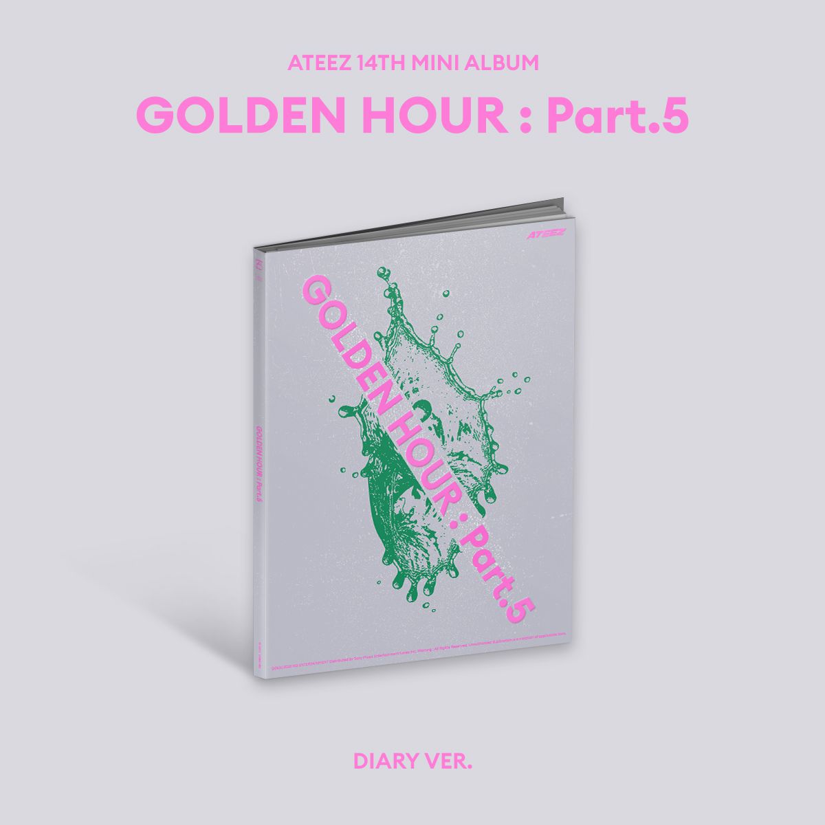 【楽天ブックス限定先着特典+先着特典】[GOLDEN HOUR : Part.5] ＜DIARY VER.＞(スマホサイズステッカー 1枚（公開カットC / 全8種のうちランダム1枚）+応募抽選用シリアルナンバー×1)