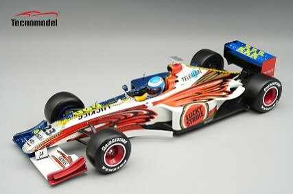 テクノモデル 1/18 BAR スーパーテック サンマリノGP #23 1999 M.Saloドライバーフィギュア付き 【TMD18-483C】 (ミニカー)