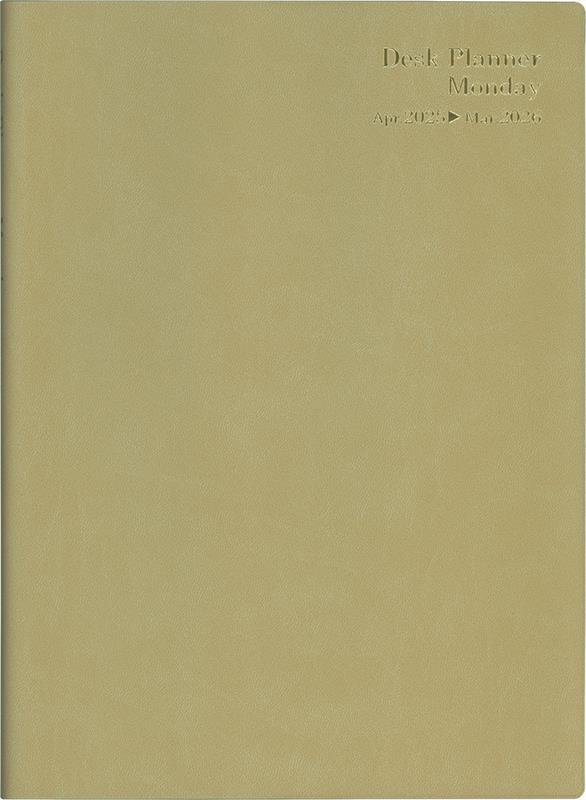 4503　デスクプランナー・マンデー・B5（ゴールド）