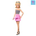 バービー（Barbie）バービー65 ファッショニスタ ボーダートップ【着せ替え人形 ドール】【3才~】HRH11