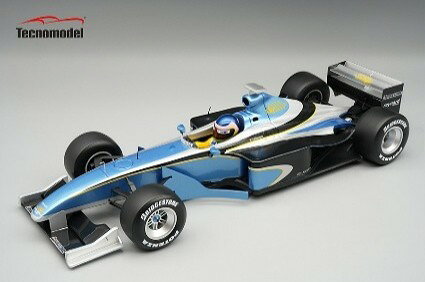 テクノモデル 1/18 BAR スーパーテック スペインGP 1999 テストカー J.Villeneuve ドライバーフィギュア付き 【TMD18-483D】 (ミニカー)