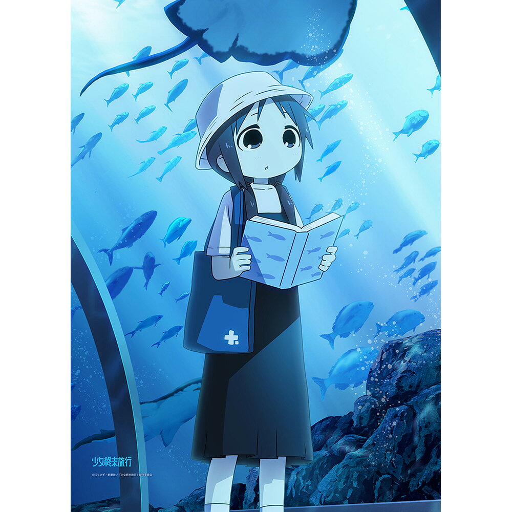 少女終末旅行 描き下ろしB2タペストリー（チト／水族館）Wスエード