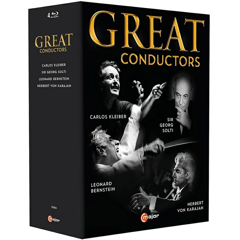 【輸入盤】偉大なる指揮者たち〜4つのドキュメンタリー〜カルロス・クライバー、ゲオルグ・ショルティ、レナード・バーンスタイン、ヘルベルト・フ