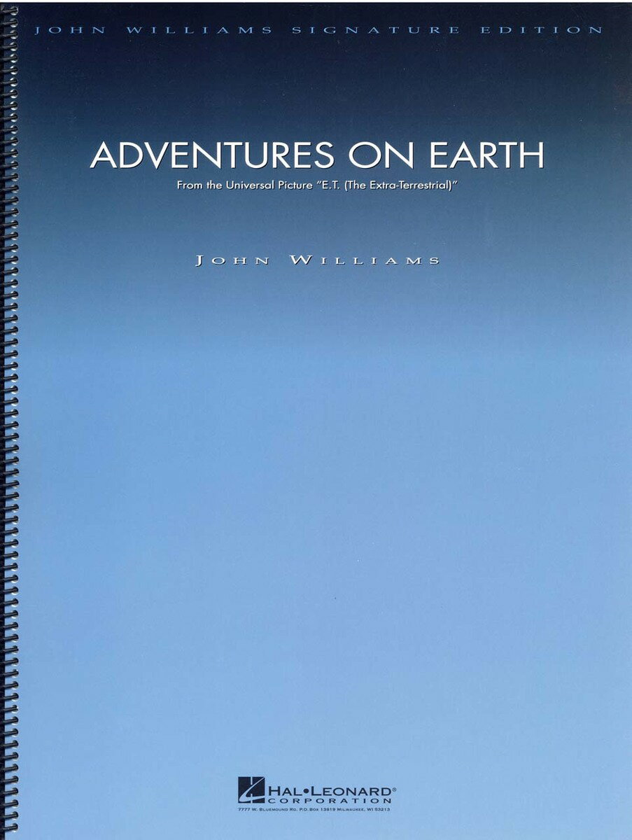 【輸入楽譜】ウィリアムズ, John: 映画「E. T.」より 地上の冒険: 指揮者用大型スコア(デラックス・スコア)