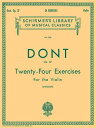 24 Exercises, Op 37: Schirmer Library of Classics Volume 328 Violin Method 24 EXERCISES OP 37 