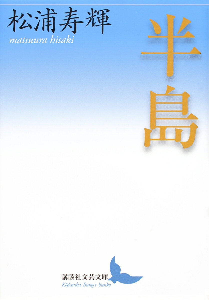 松浦寿輝『半島』表紙