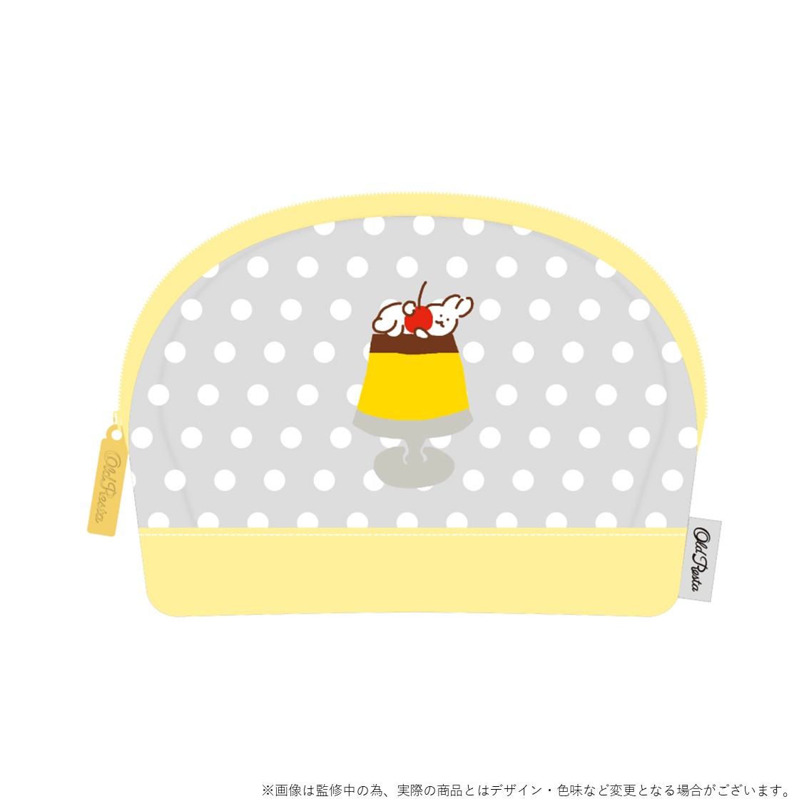 Old Resta×FURUKAWASHIKO クリアポーチ シェル型 お菓子などうぶつ工房プリン