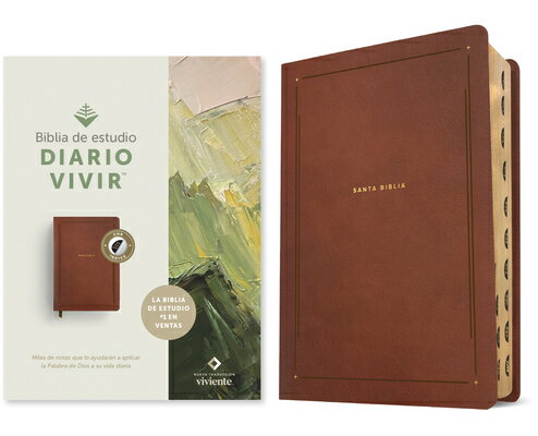 Biblia de Estudio del Diario Vivir Ntv (Sentipiel, Caf, ndice, Letra Roja) BIBLIA DE ESTUDIO DEL DIARIO V 