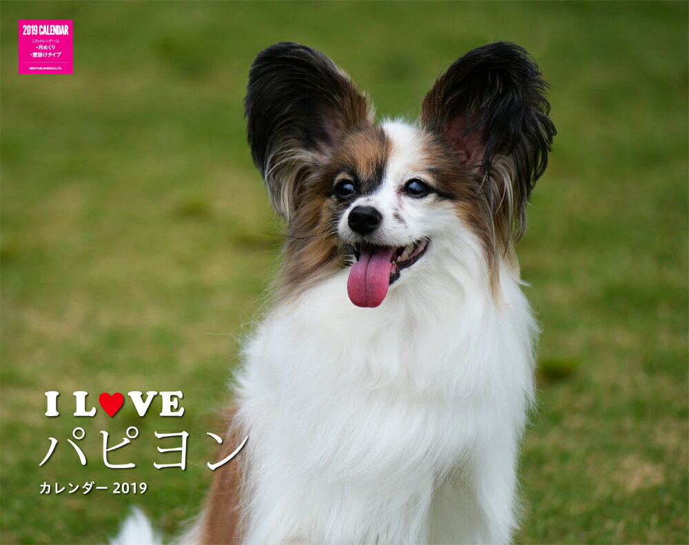 I LOVEパピヨンカレンダー2019