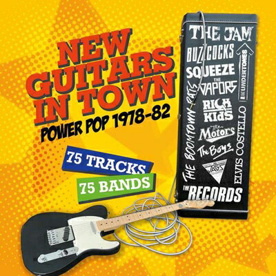 Variousヴァリアス 発売日：2024年02月16日 予約締切日：2024年02月12日 New Guitars In Town ー Power Pop 1978ー82 (3CD Clamshell Box) JAN：5013929116795 CRCD3BOX167 Cherry Red CD ロック・ポップス ポップス・ヴォーカル ロック・ポップス ロック・オルタナティヴ 輸入盤