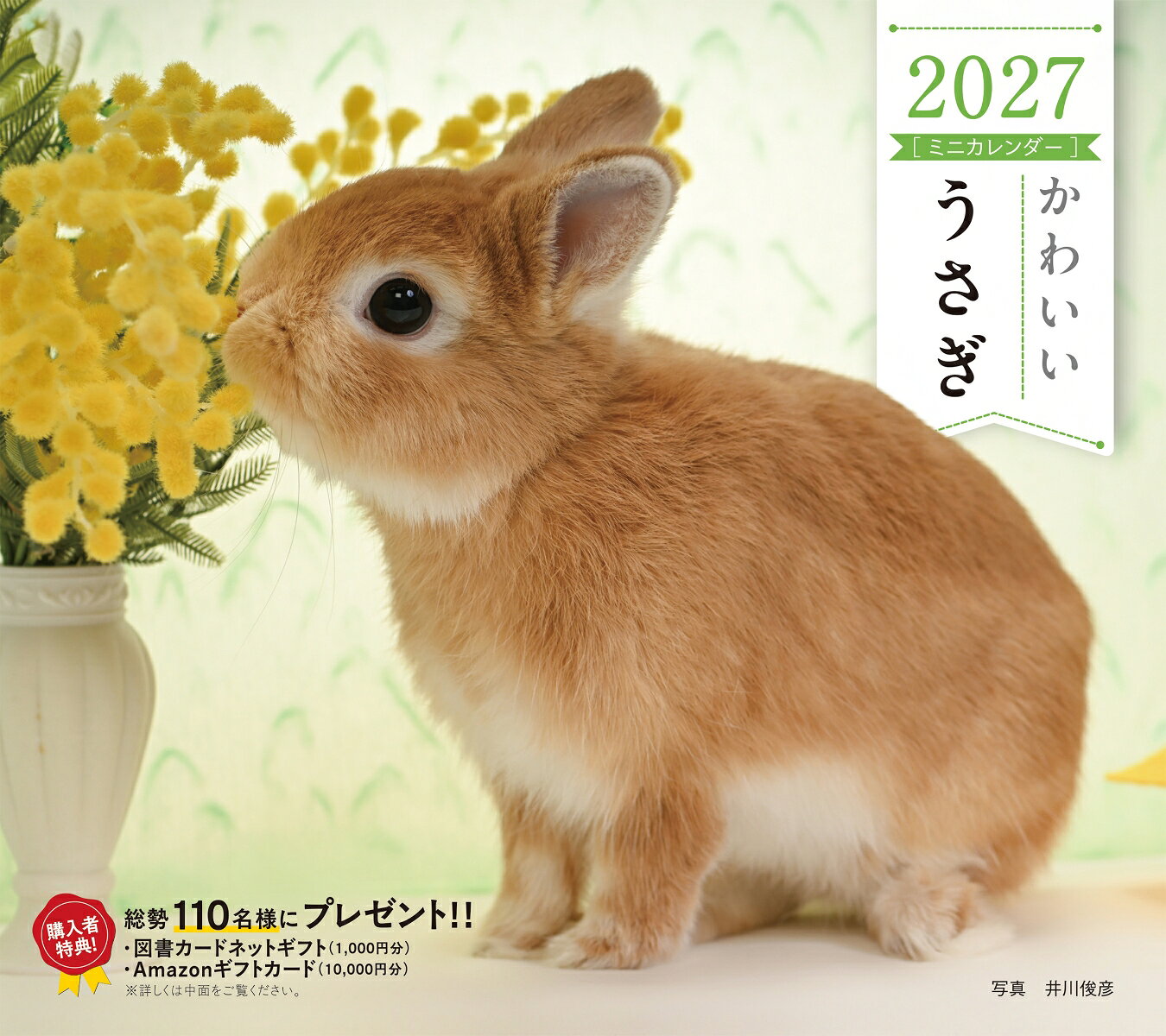2027年カレンダー かわいいうさぎ 書影