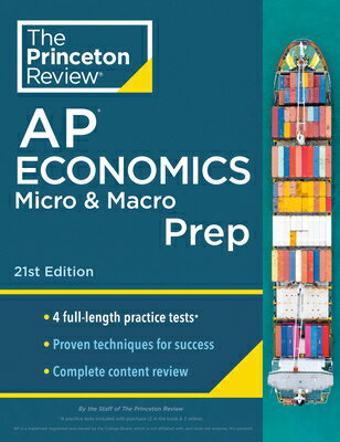 Princeton Review AP Economics Micro & Macro Prep, 21st Edition: 4 Practice Tests + Complete Content
