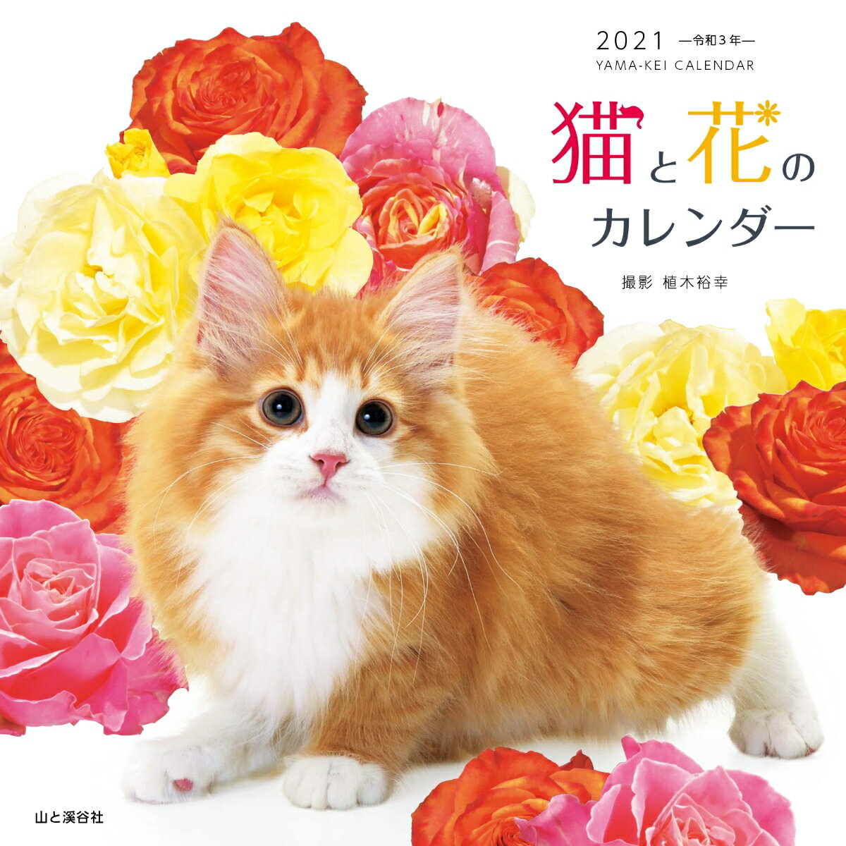 猫と花のカレンダー（2021）