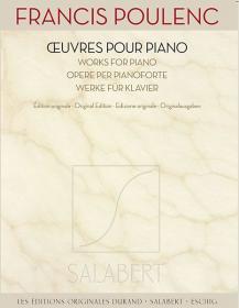 【輸入楽譜】プーランク, Francis: ピアノ名曲集: デュラン - サラベール - エシーク社から刊行された独奏曲全曲