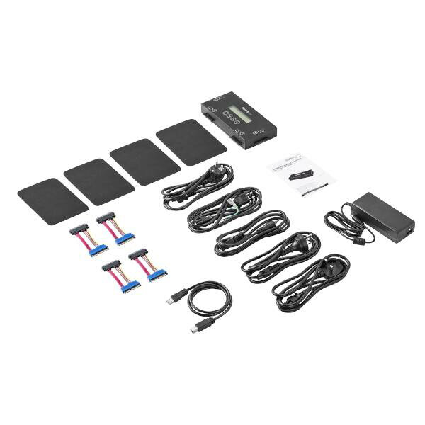 HDD/SSD�ϡ��ɥɥ饤�֥��졼���� 2.5/3.5�����SATA�ɥ饤���б� 4�٥� ������ɥ�������