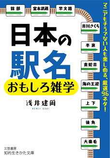 日本の駅名 おもしろ雑学 マニアもそうでない人も楽しめる、厳選96ネタ!の表紙