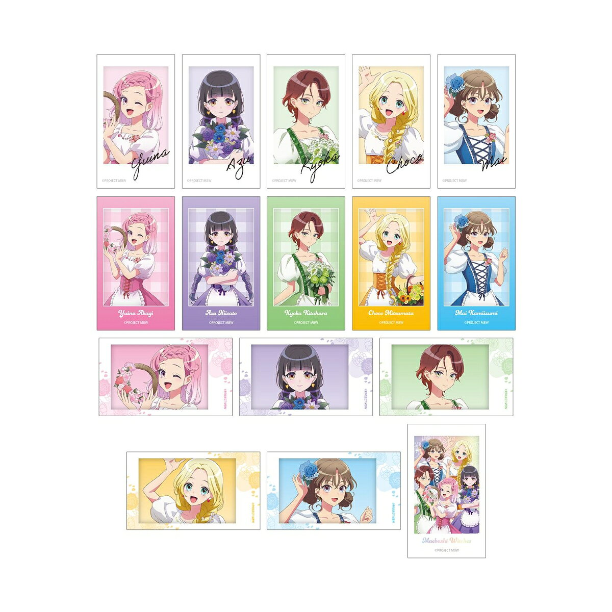 前橋ウィッチーズ描き下ろし 花祭りver. トレーディングAni-Frame(BOX＝16個)