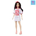 バービー（Barbie）バービー65　ファッショニスタ　Tシャツワンピース【着せ替え人形・ドール】【3才~】HRH12