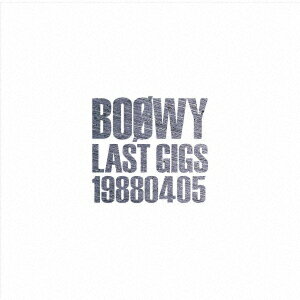 LAST GIGS -1988.04.05-