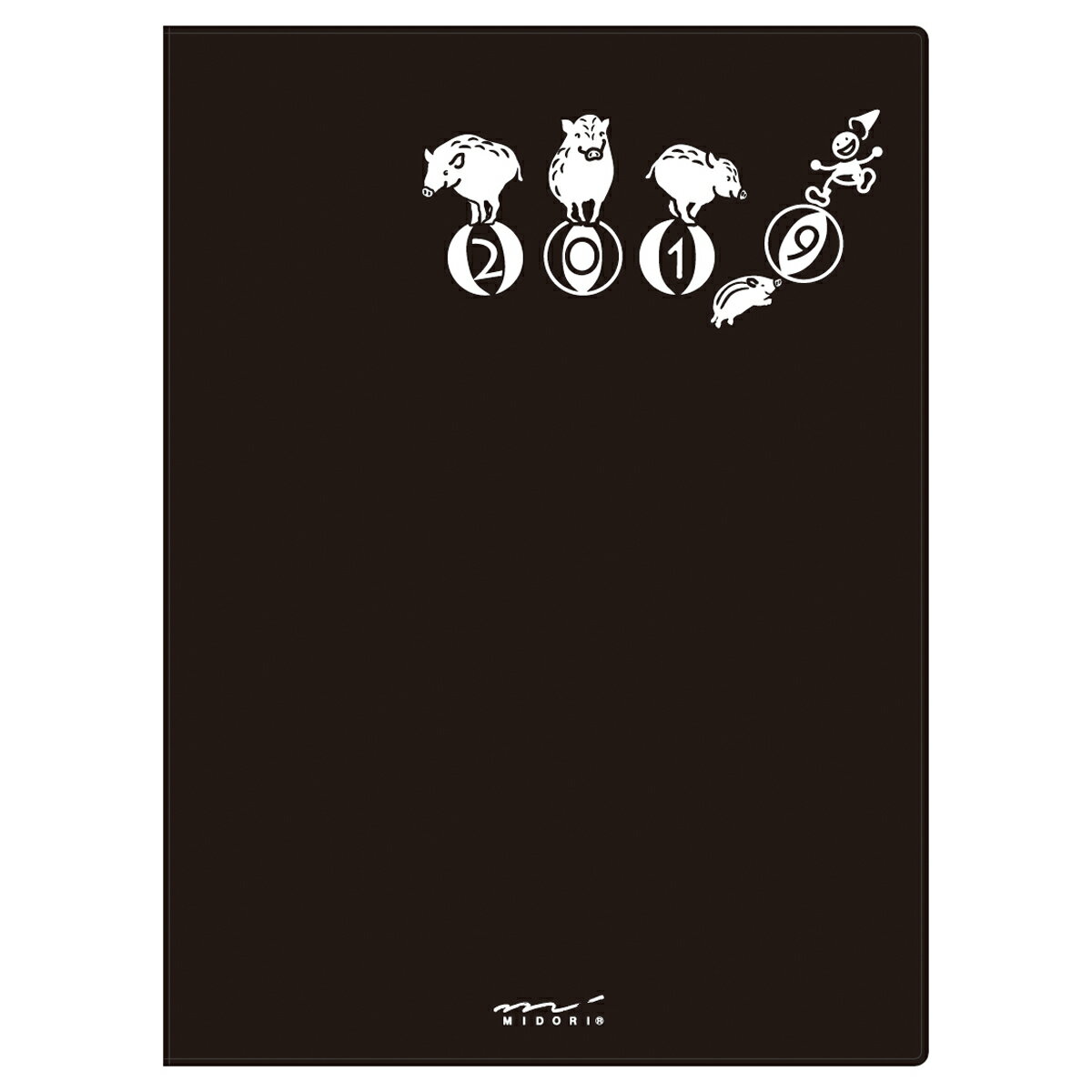 2019年 手帳 ポケットダイアリー A6 のりもの柄