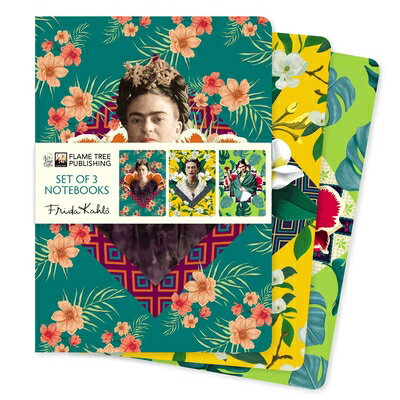 Frida Kahlo Set of 3 Standard Notebooks FRIDA KAHLO SET OF 3 STANDARD （Standard Notebook Collection） [ Flame Tree Studio ]