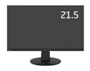 21.5型3辺狭額縁VAワイド液晶ディスプレイ(黒色)/1920×1080/ミニD-Sub15ピン、HDMI/ブラック/スピーカー:なし/〔5年保証〕