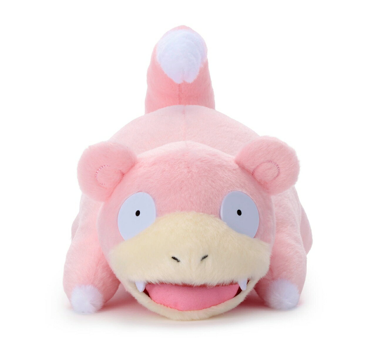 持ち歩きにぴったりなサイズで、一緒におでかけできるポケモンのぬいぐるみシリーズ「キミにきめた！ポケモンゲットぬいぐるみ」。瞳はプラスチックアイで、毛足もポケモンによって長短のあるものを使用しているため、ポケモンの特徴がしっかりと再現されています。こちらはまぬけポケモンのヤドン【対象年齢】：