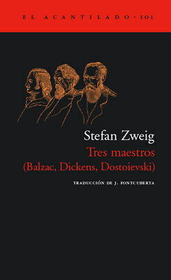 Tres Maestros SPA-TRES MAESTROS [ Stephan Zweig ]