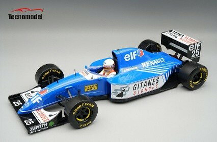 テクノモデル 1/18 リジェ JS39 南アフリカGP #25 1993 M.Brundle ドライバーフィギュア付き 【TMD18-486B】 (ミニカー)