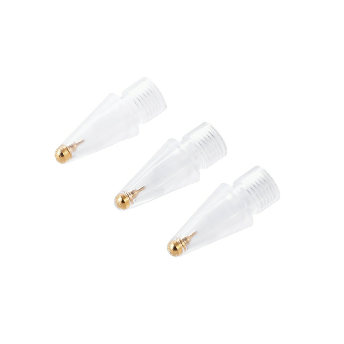 Apple Pencil専用交換ペン先/第1・第2世代両対応/透明タイプ/3個入り