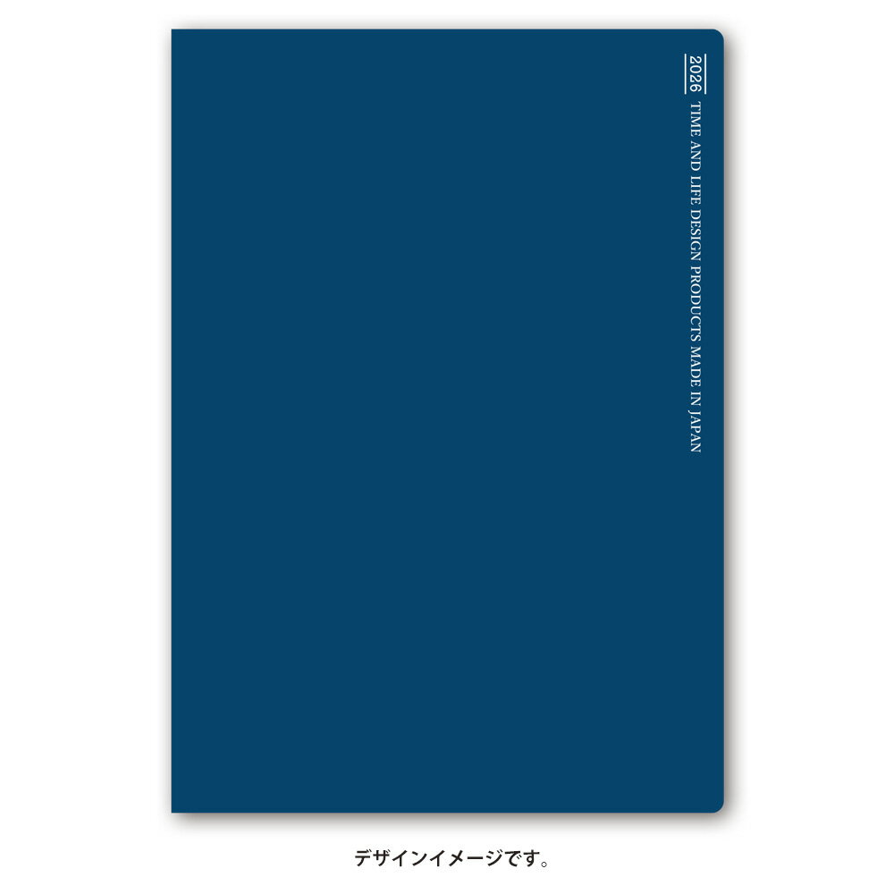 能率 2026年4月始まり 手帳 NOLTY(ノルティ) アクセスB6マンスリー月曜始まり（ネイビー）9506