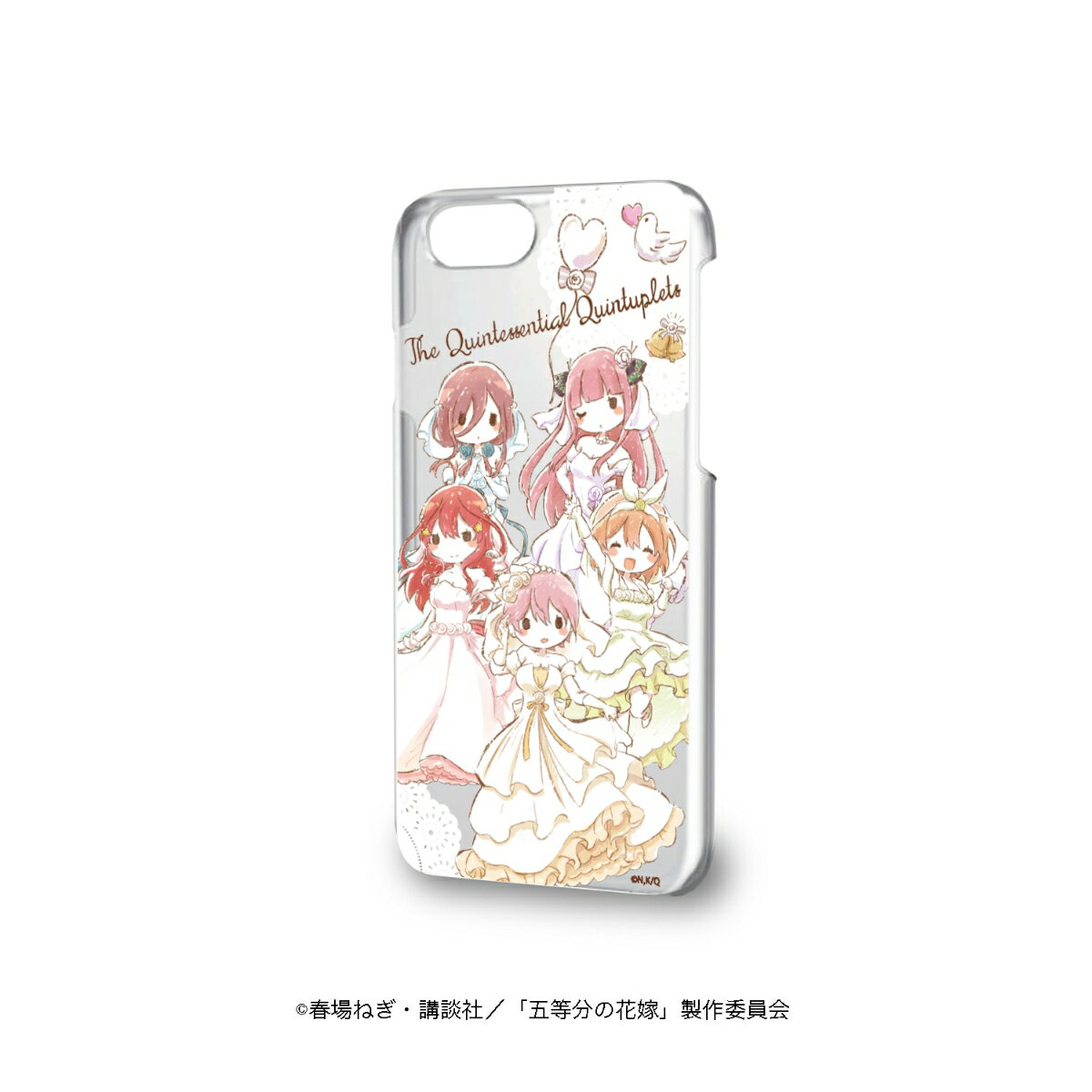 ハードケース(iPhone6/6s/7/8兼用)「五等分の花嫁」03/集合デザイン 花嫁ver.(グラフアート)【グッズ】