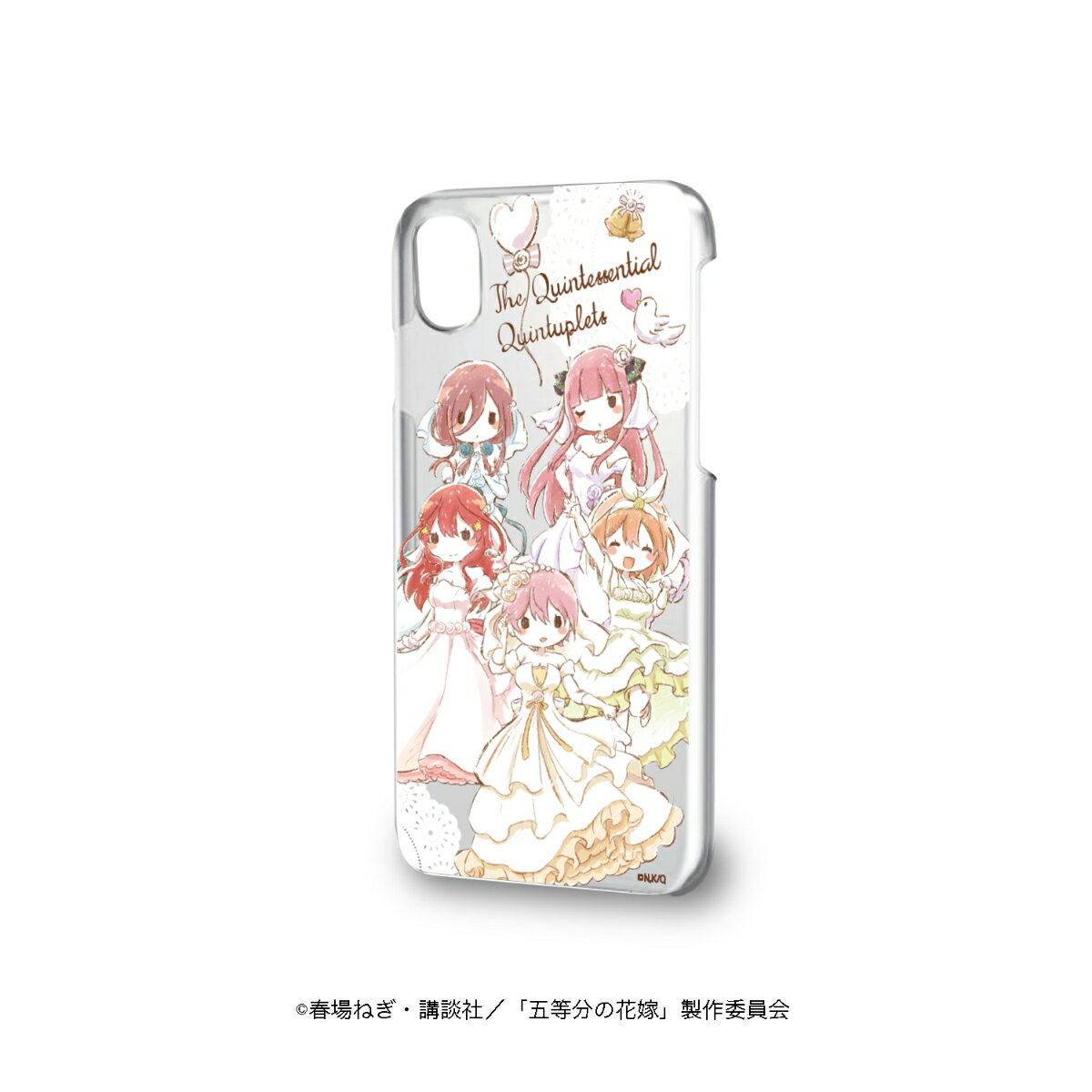 ハードケース(iPhoneX/XS兼用)「五等分の花嫁」02/集合デザイン 花嫁ver.(グラフアート)【グッズ】