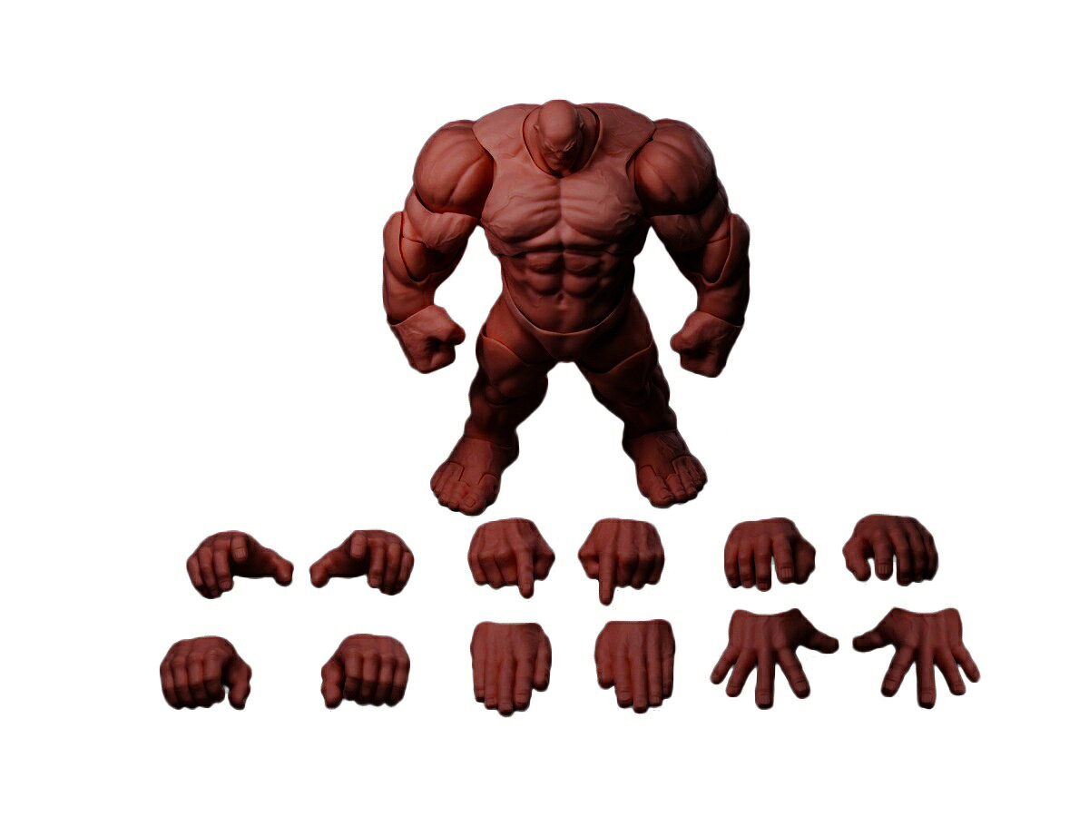 ウィンドトイズ 1/12 タイタン スーパーアクションマッスルボディ レッドスキン 【FMW011】 (フィギュア)