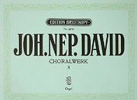 【輸入楽譜】ダーフィト, Johann Nepomuk: オルガン・コラール作品集 第10巻: 39番