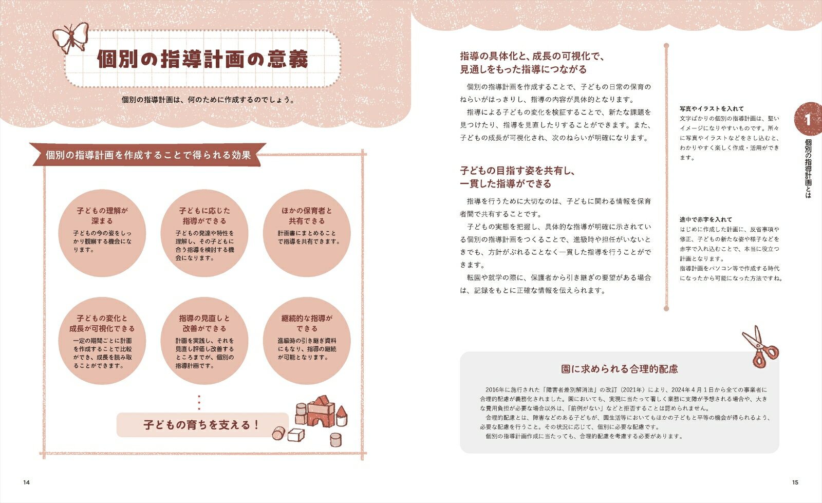 幼稚園・保育園・こども園で使える　気になる子の育ちを支える　個別の指導計画サポートブック [ 酒井　幸子 ] 3