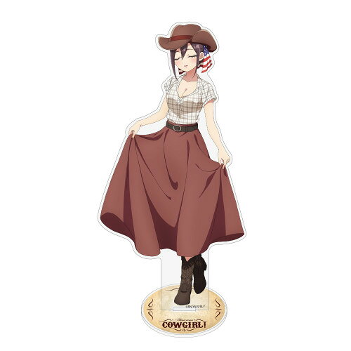 『君のことが大大大大大好きな100人の彼女』　描き下ろし 銘戸芽衣 アクリルスタンド（大） カウガールVer.