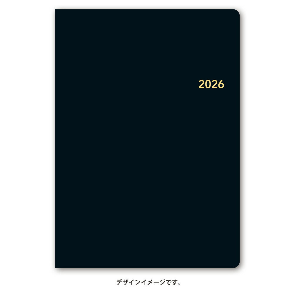 能率 2026年4月始まり ウィークリー手帳 NOLTY(ノルティ) トリムA5-1（ブラック）9610