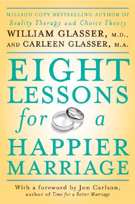 Applying the methods and ideas espoused in his popular book "Choice Theory," world-renowned psychiatrist and relationship expert Dr. William Glasser, along with his wife, Carleen, offers a practical guide to an enduring, satisfying, successful marriage. "Eight Lessons for a Happier Marriage" showcases eight real-life histories of troubled couples and presents simple, practical solutions to overcoming the pitfalls illustrated therein. Keeping love alive and strong is not as difficult as you think; let the Glassers and this indispensable book show you how!