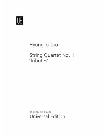 【輸入楽譜】ジュー, Hyung-ki: 弦楽四重奏曲 第1番 「トリビュート」: パート譜セット [ ジュー, Hyung-ki ]