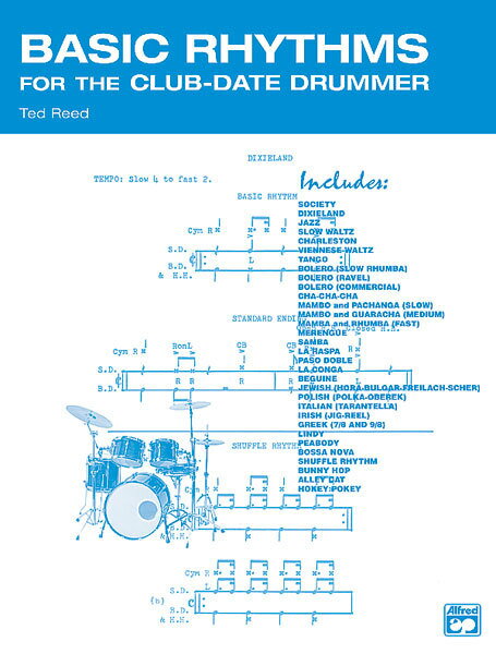 【輸入楽譜】リード, Ted: Basic Rhythms for the Club-Date Drummer