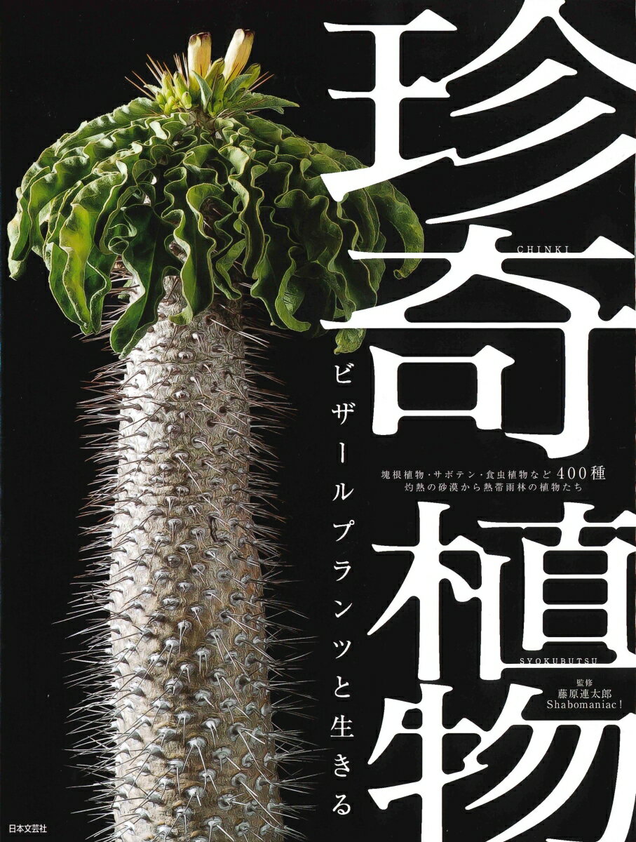 珍奇植物 ビザールプランツと生きる 塊根植物・サボテン・食虫植物など400種 灼熱の砂漠から熱帯雨林の植物たち [ 藤原 連太郎 ]