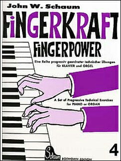 【輸入楽譜】シャウム, John W.: Fingerkraft - 第4巻(英語・独語)