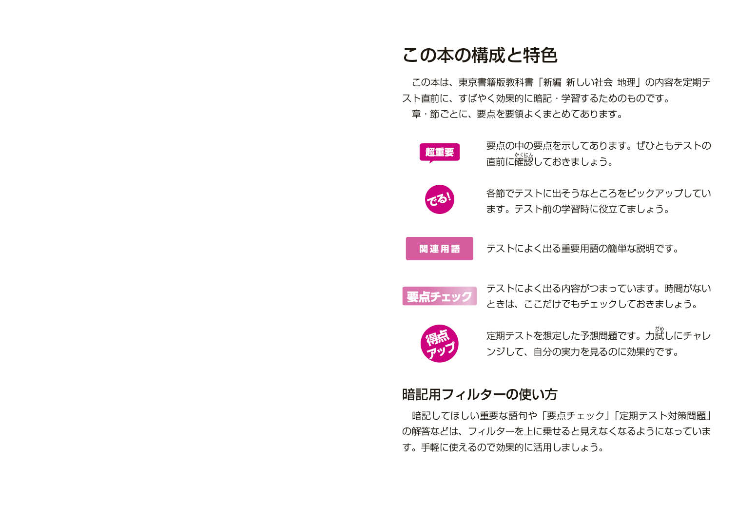 教科書要点ズバっ！　新編　新しい社会　地理 [ 東京書籍出版事業部 ] 2