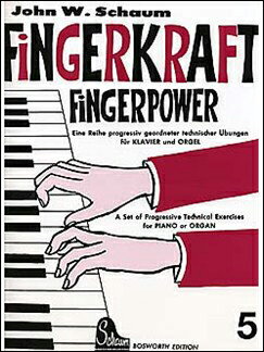 【輸入楽譜】シャウム, John W.: Fingerkraft - 第5巻(英語・独語)