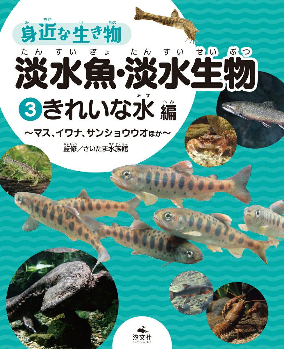 身近な生き物淡水魚・淡水生物（3） 図書館用堅牢製本 きれいな水編～マス、イワナ、サンショウウオほか～ [ さいたま水族館 ]