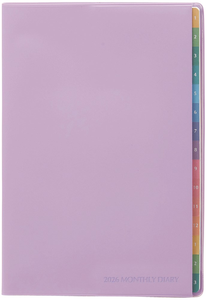 26カラーインデックスダイアリーB6 バイオレット
