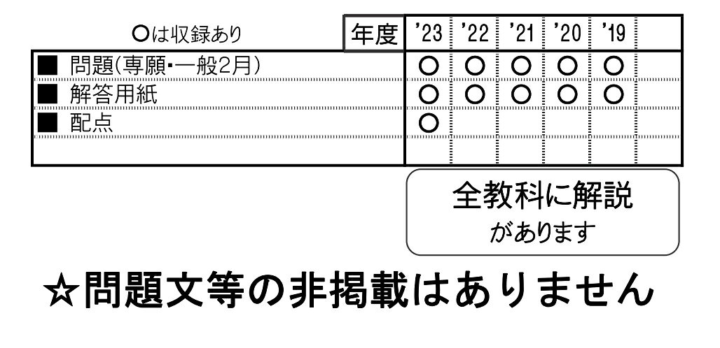 楽天ブックスの新潟青陵高等学校（2024年春受験用） （新潟県私立高等学校入学試験問題集）｜アングル2