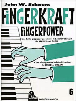 【輸入楽譜】シャウム, John W.: Fingerkraft - 第6巻(英語・独語)