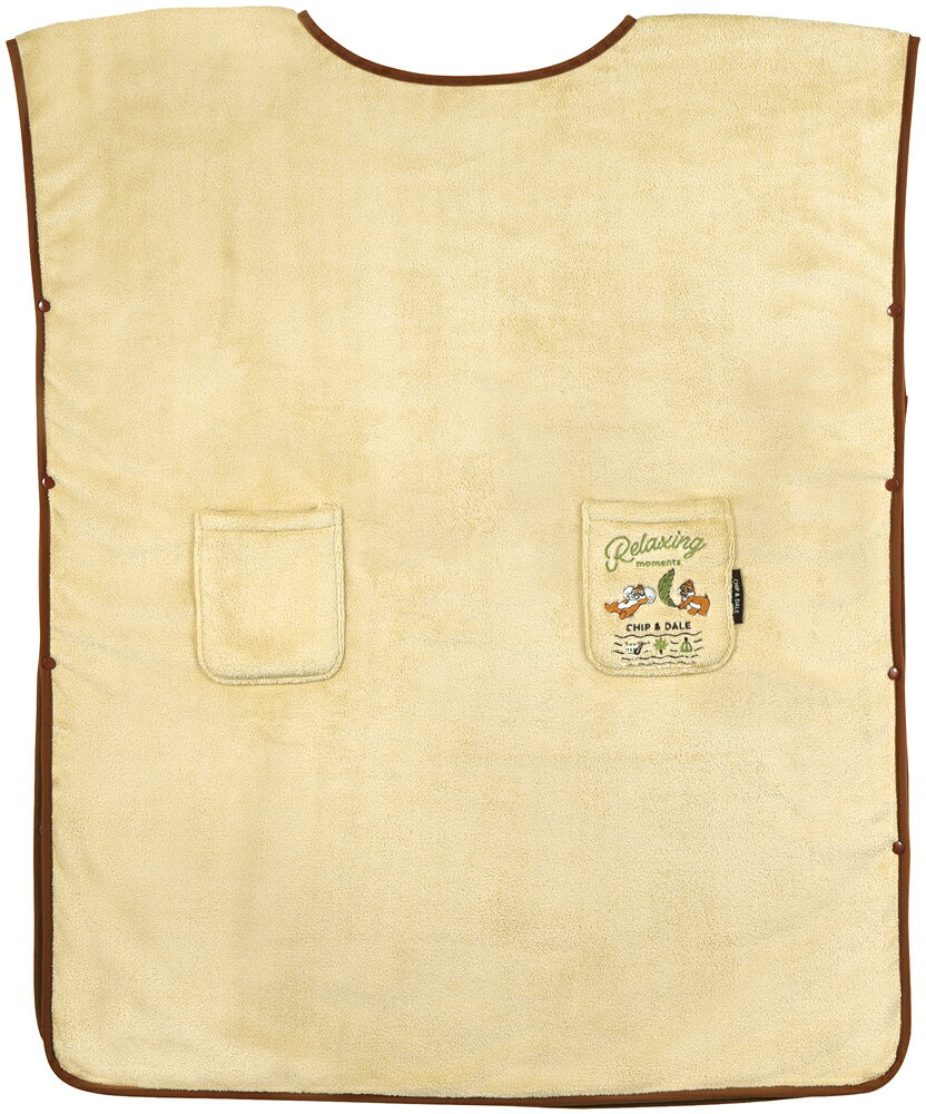 ディズニー チップ＆デール バスタオル 吸水 速乾 80×200cm かぶるキャラクタータオル